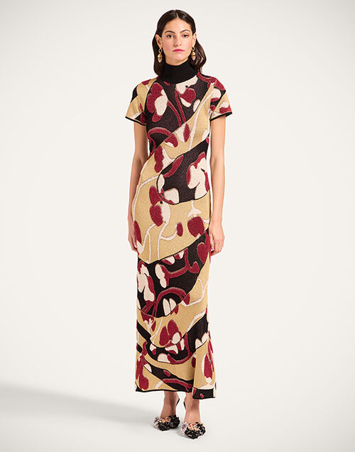 La DoubleJ Herald Long Dress Multicolor Gold DRE0993KNI185VA434YE05