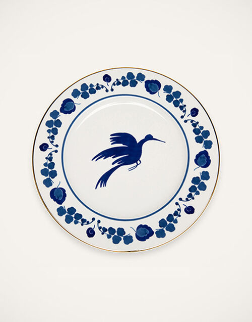 La DoubleJ Charger Plate La DoubleJ Charger Plate Wildbird Blu DIS0022CER001BIR0001