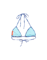 La DoubleJ Triangle Bikini Top Conchiglie SWI0003LYC001COH0001