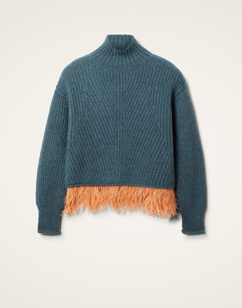 La DoubleJ High Kick Sweater La DoubleJ High Kick Sweater Blue PUL0174KNI098VA210BU07