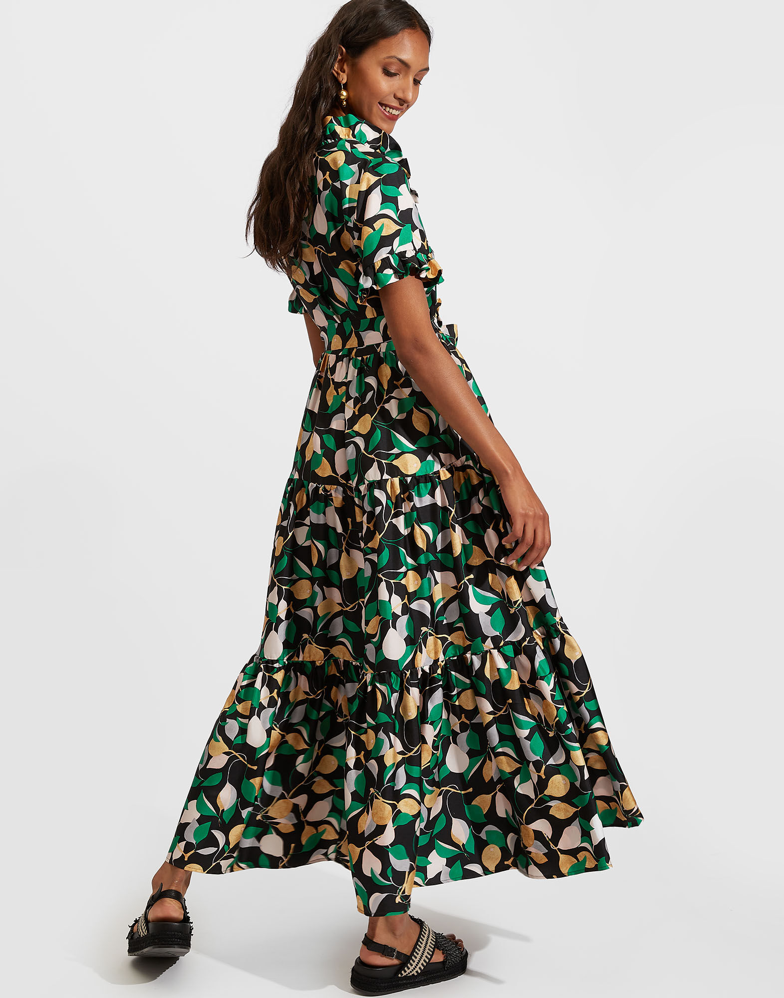 La DoubleJ Long And Sassy Orchard DRE0017SIL001ORH0001