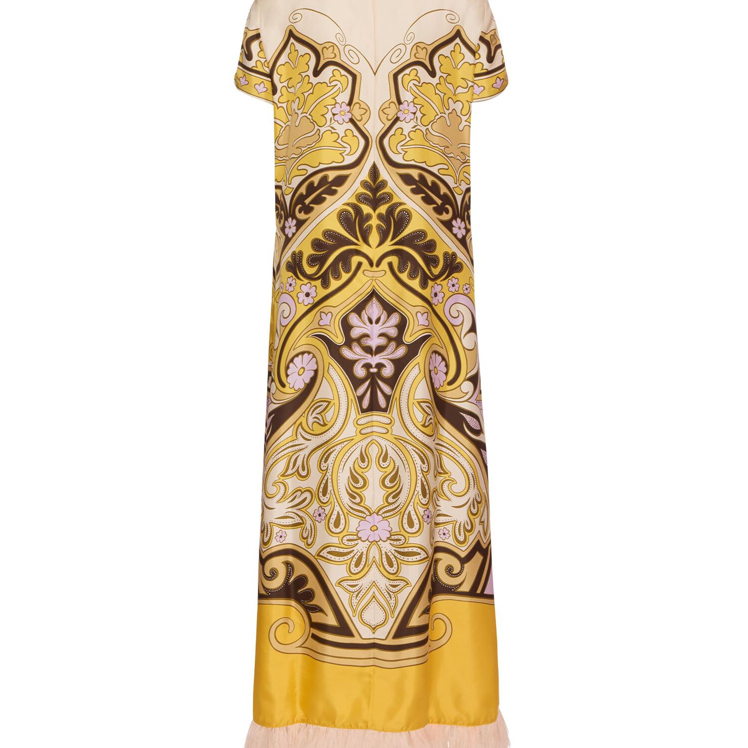 La Doublej Swing Dres In Spells Placée Yellow