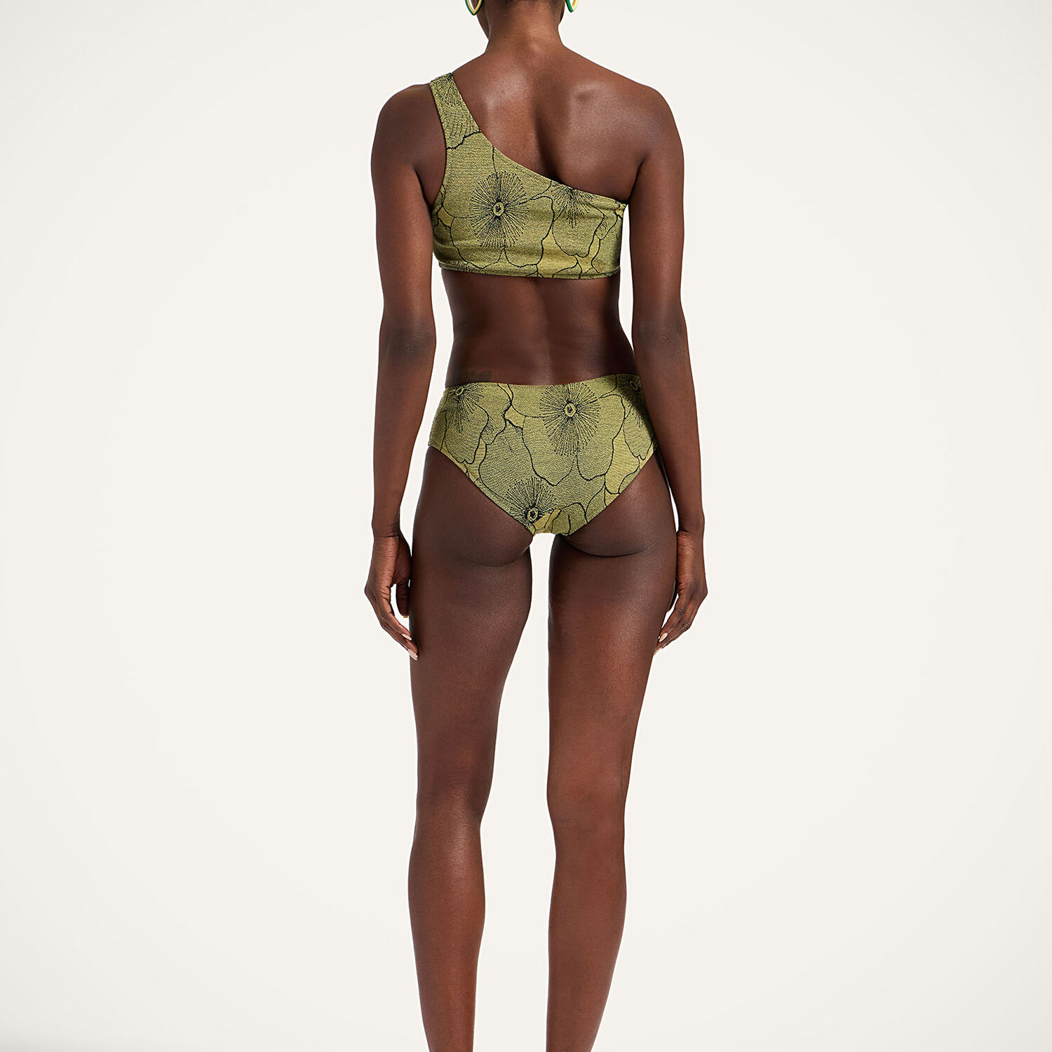 La Doublej Boy Floral-print Bikini Briefs