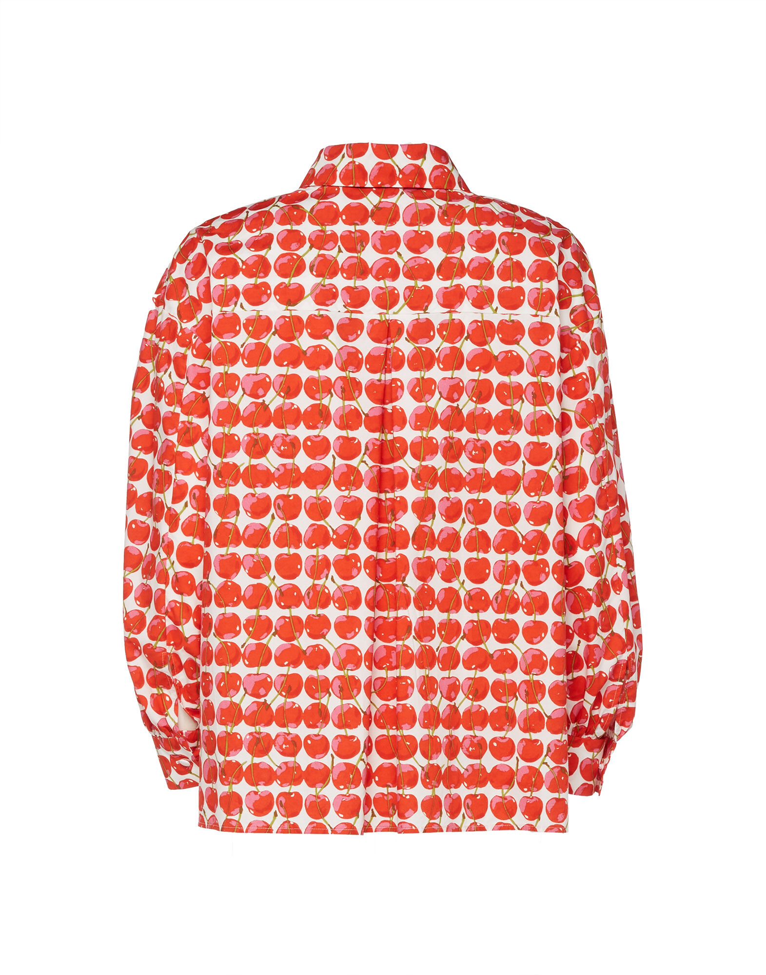 La DoubleJ Poet Shirt White Cherries SHI0055COT001CHY0002