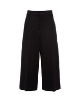 LaDoubleJ Coulotte Pants Solid Black TRO0027COT005BLA0001