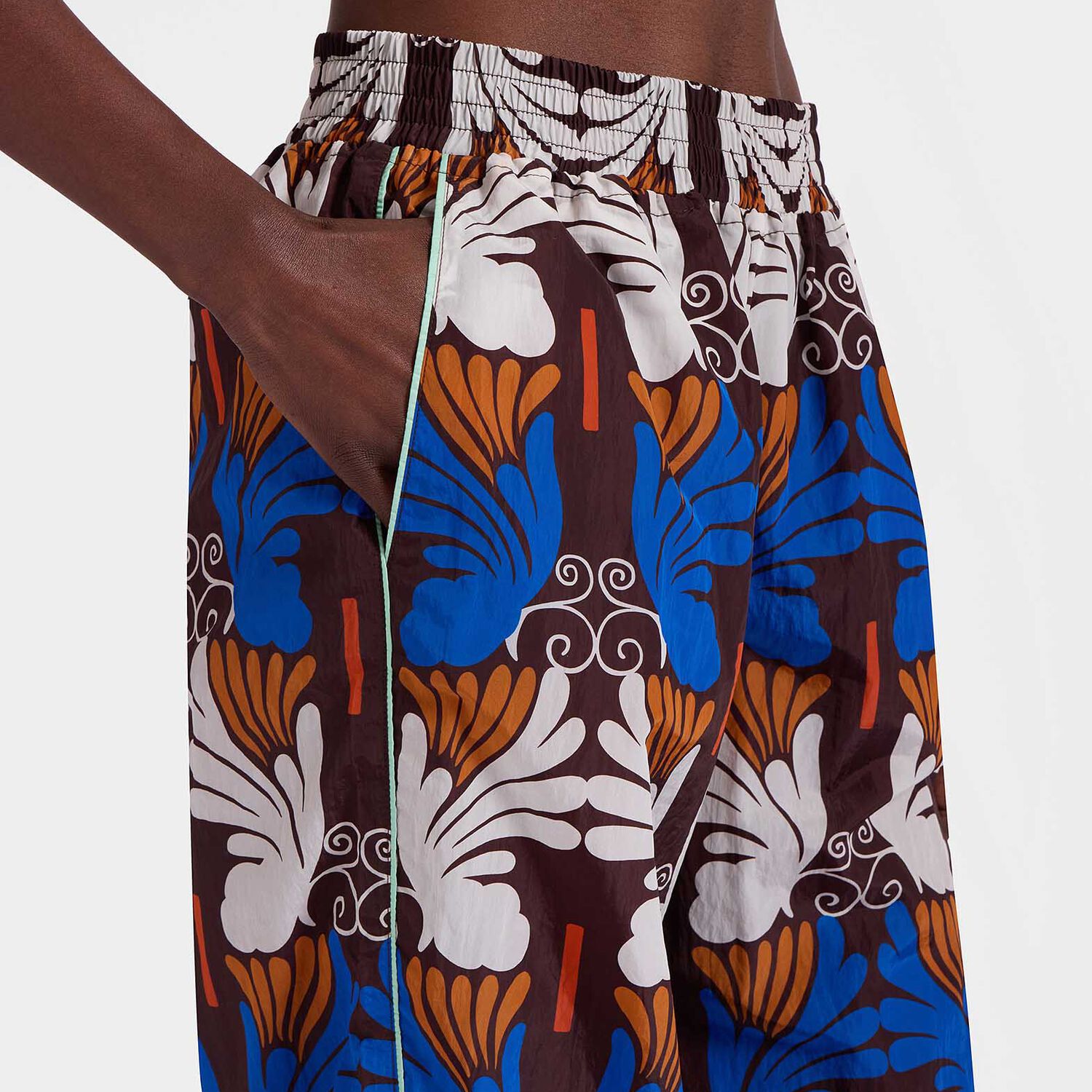 La Doublej Court Pants In Ali Chocolate