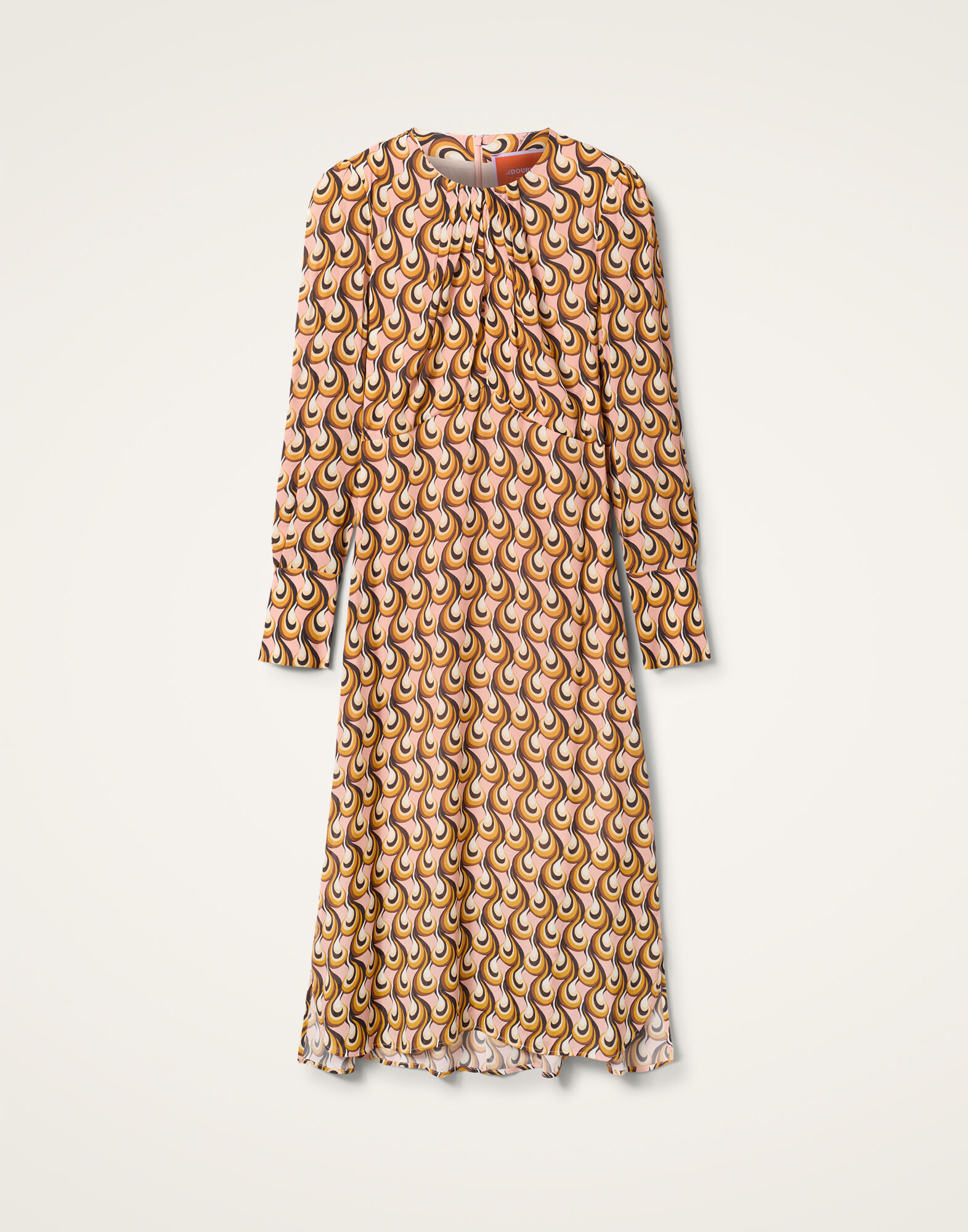 La DoubleJ Midi Eve Dress Melty Pink DRE0808VIS019MLT01PI01