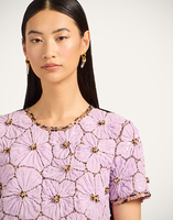 La DoubleJ Mini Swing Dress La DoubleJ Mini Swing Dress Solid Lilac DRE0973EMB110CAM01PU02