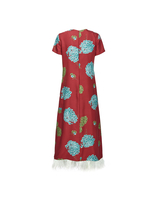 La DoubleJ Swing Dress (With Feathers) La DoubleJ Swing Dress (With Feathers) Ortensia Bordeaux DRE0316SIL001ORT0004
