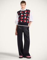 La DoubleJ Fun-Guy Gilet La DoubleJ Fun-Guy Gilet Black & Red PUL0295KNI193VA448BL01