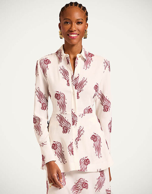 La DoubleJ Iris Shirt Lemuria White SHI0113JCQ132LEM03WH01