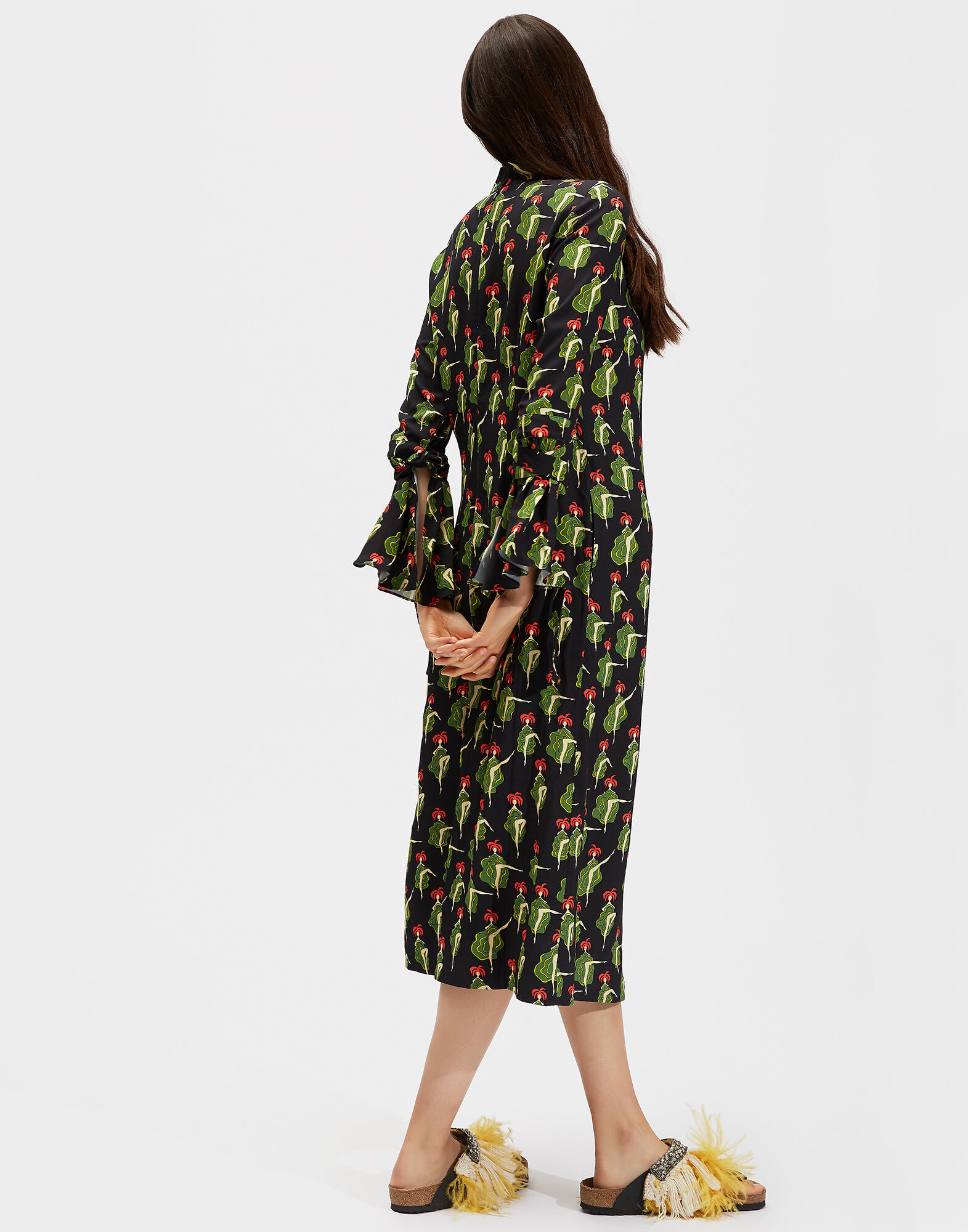 LaDoubleJ Happy Wrist Dress Lungo Can Can DRE0040SAB001CAN0001