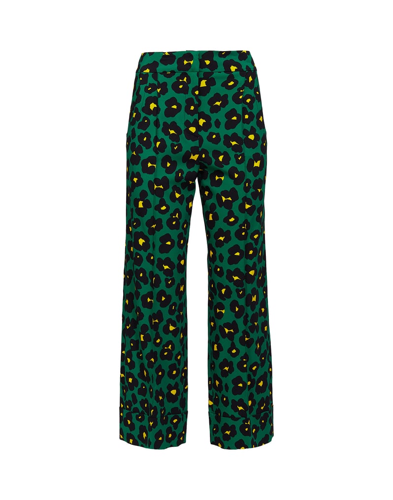 LaDoubleJ Cropped Anna Pants LaDoubleJ Cropped Anna Pants Flower Leopard Verde TRO0021VIS001FLL0002