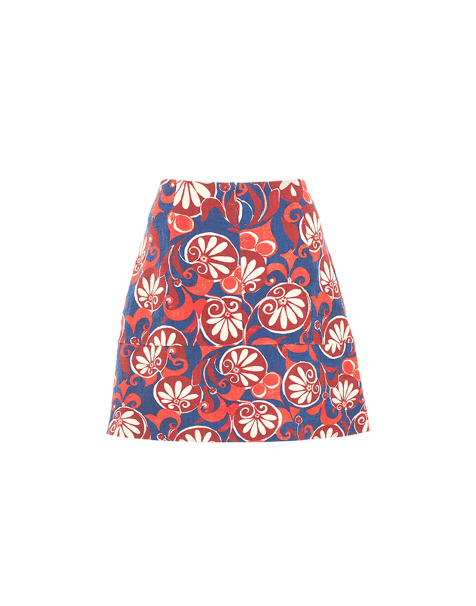 La DoubleJ Mini Skirt Moonflower Navy SKI0027COT005MOO01BU06