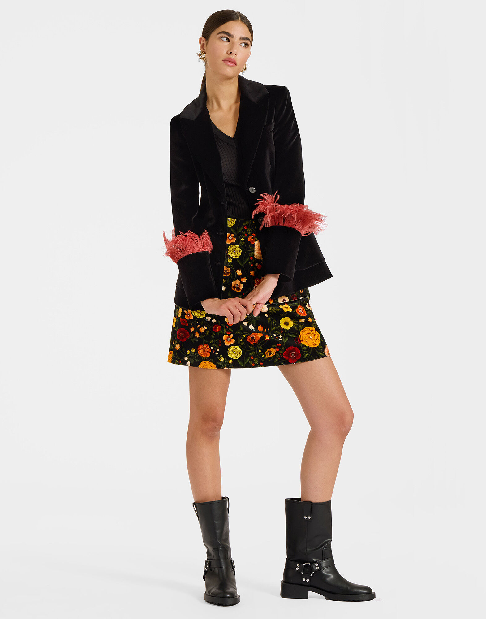 Keaton Jacket in Solid Black for Women La DoubleJ