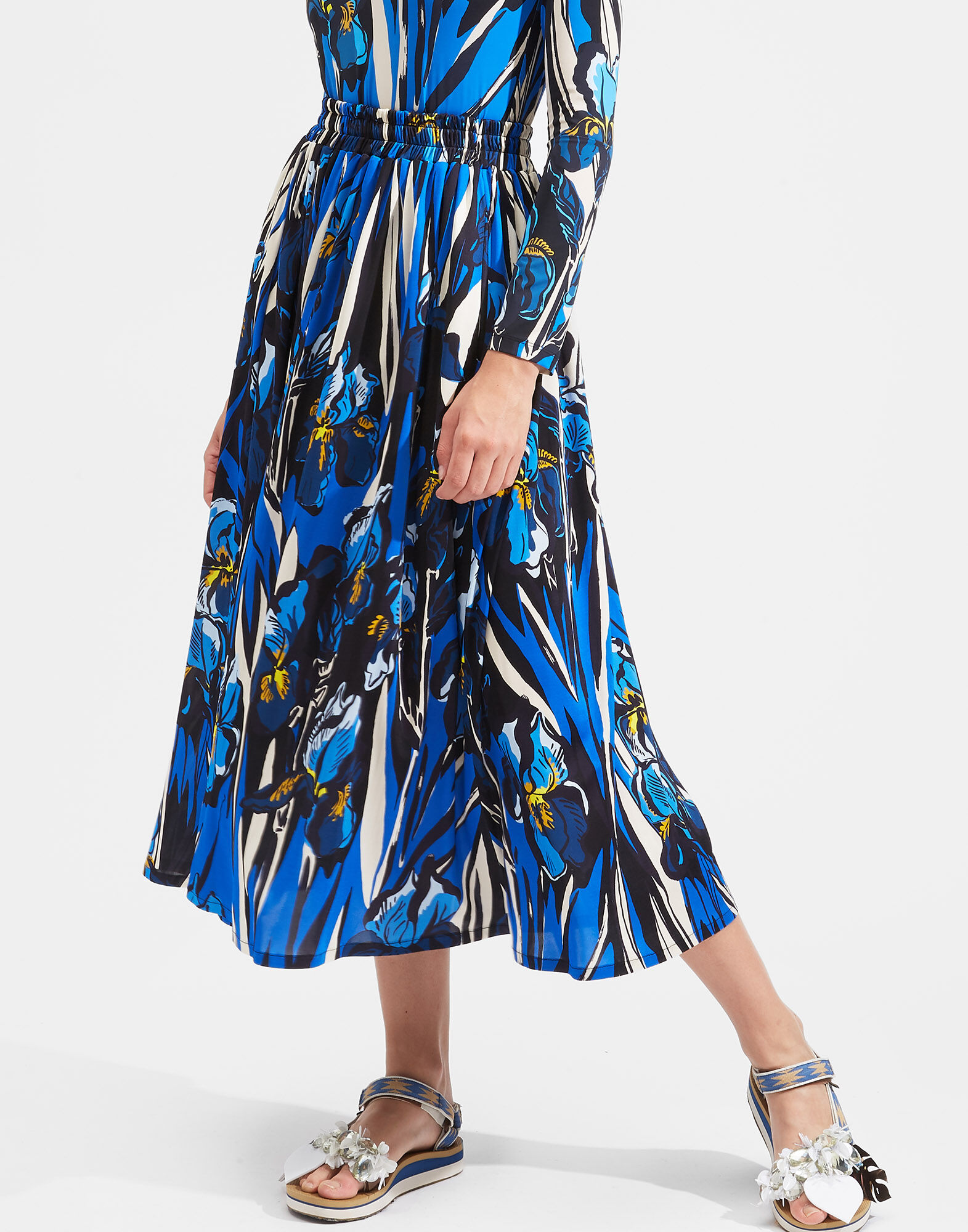 LaDoubleJ Simple Skirt Iris SKI0051JER003IRI0001