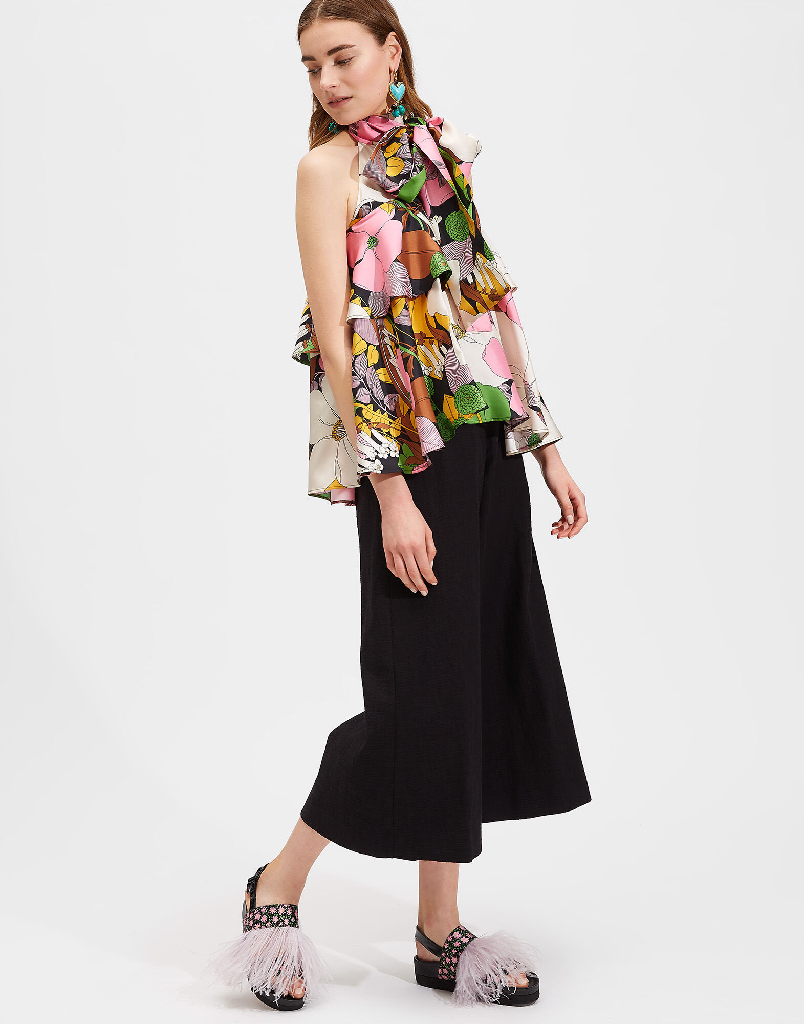 LaDoubleJ Bonbon Top Big Flower TOP0006SIL001BFL0001