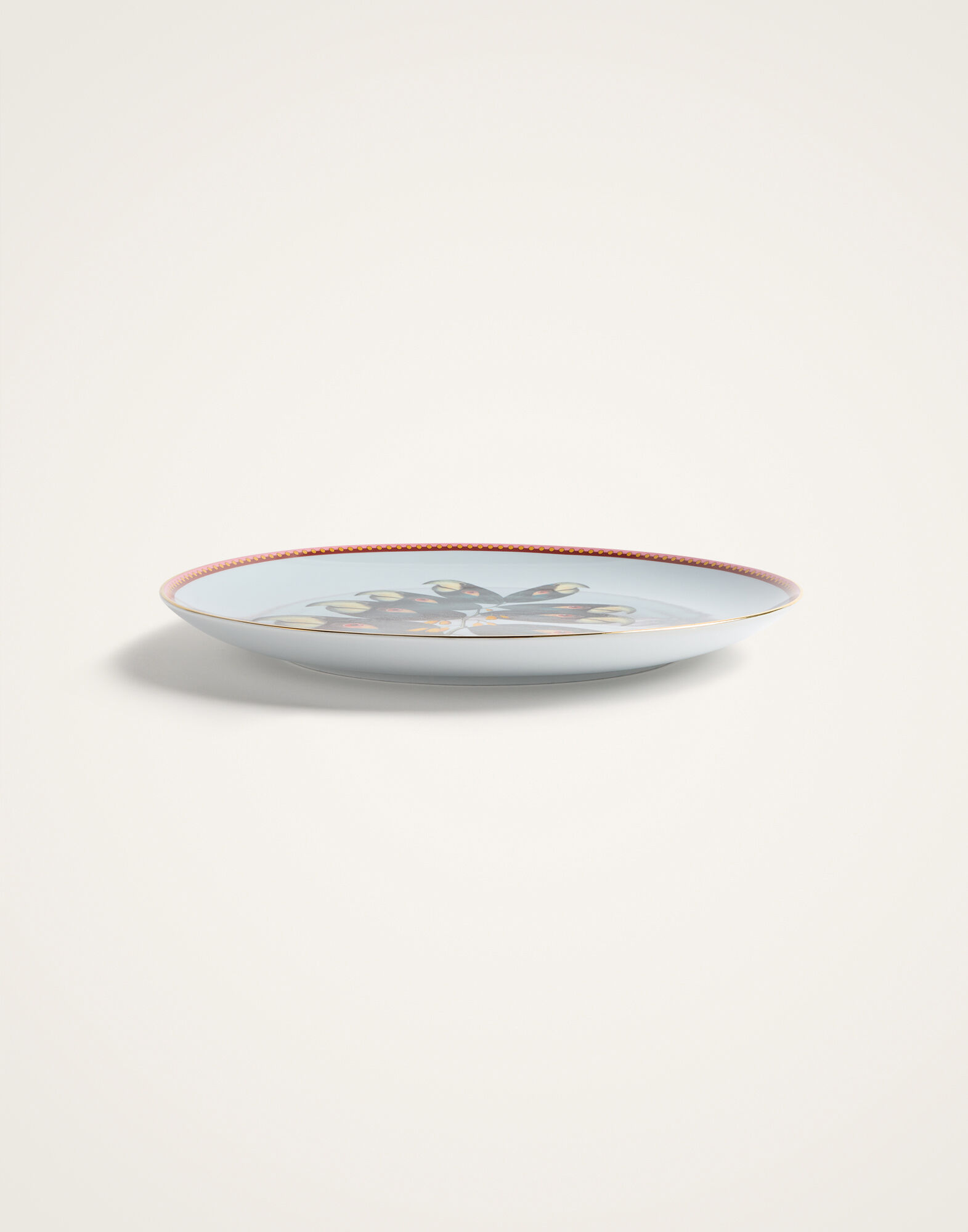 La DoubleJ Decorative Plate Parrotstem Light Blue DPL0001CER001PAS02BU01