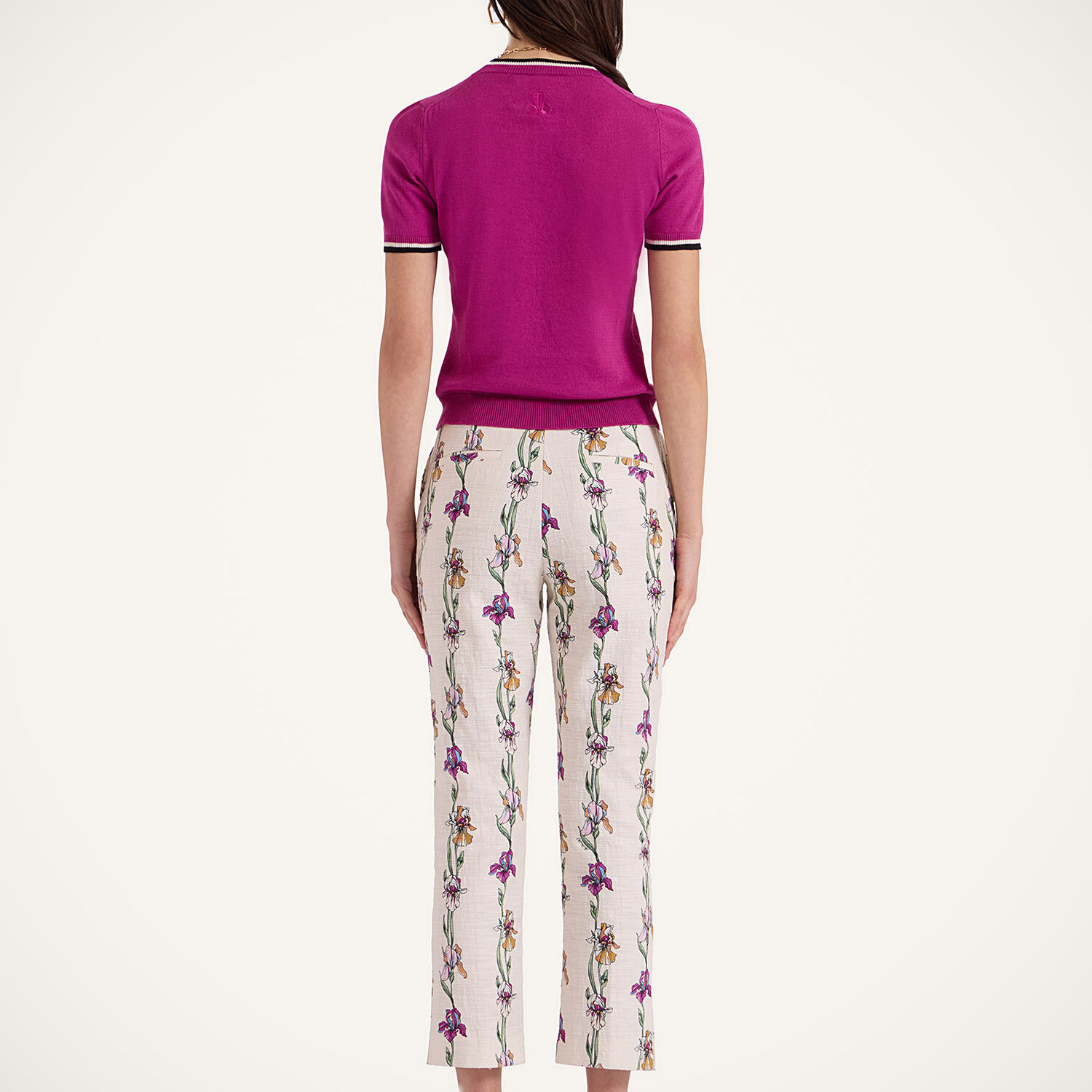 La Doublej Torero Pants In Mini Iris Ivory