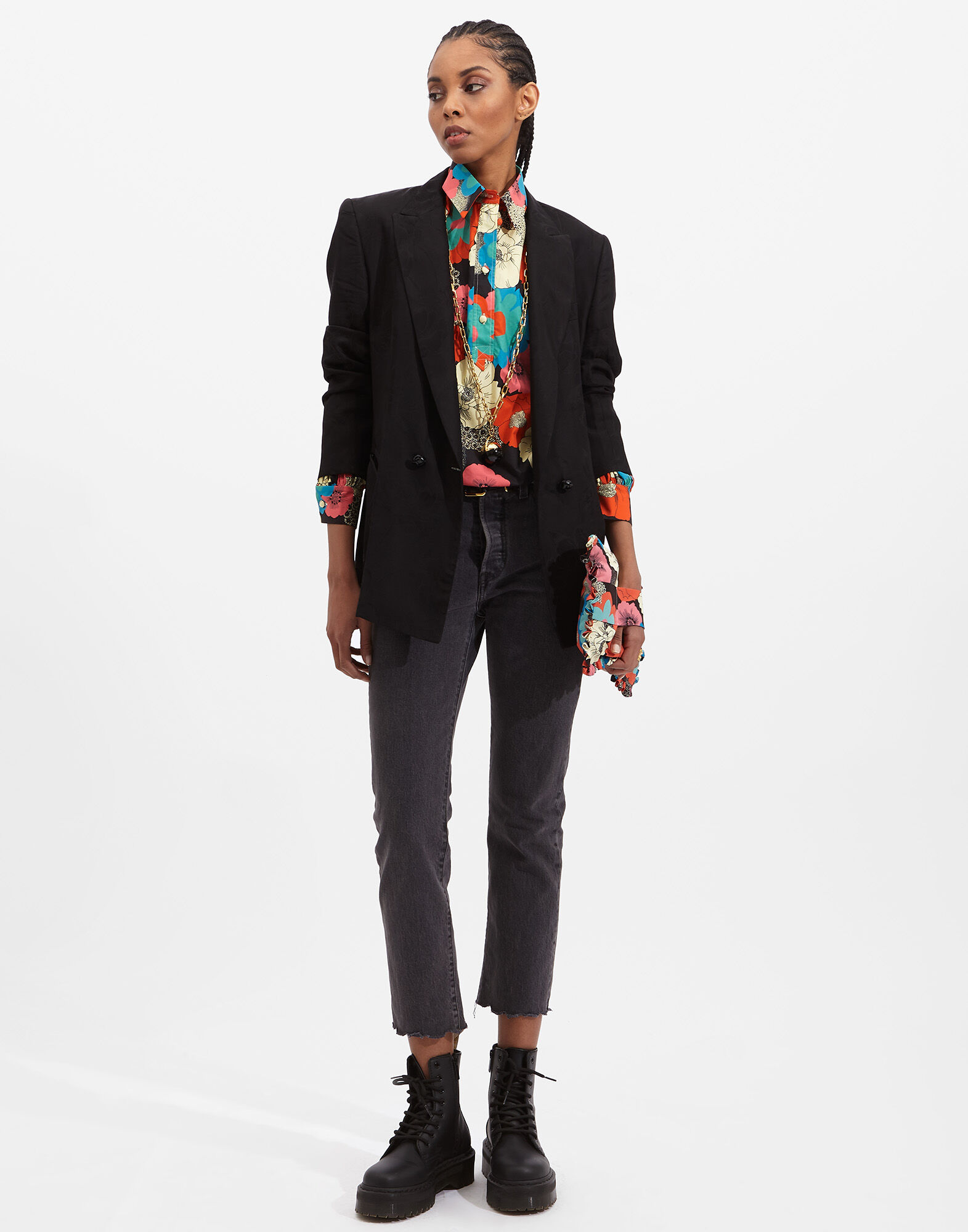 La DoubleJ Poet Shirt Ice Poppy SHI0055COT001ICP0001