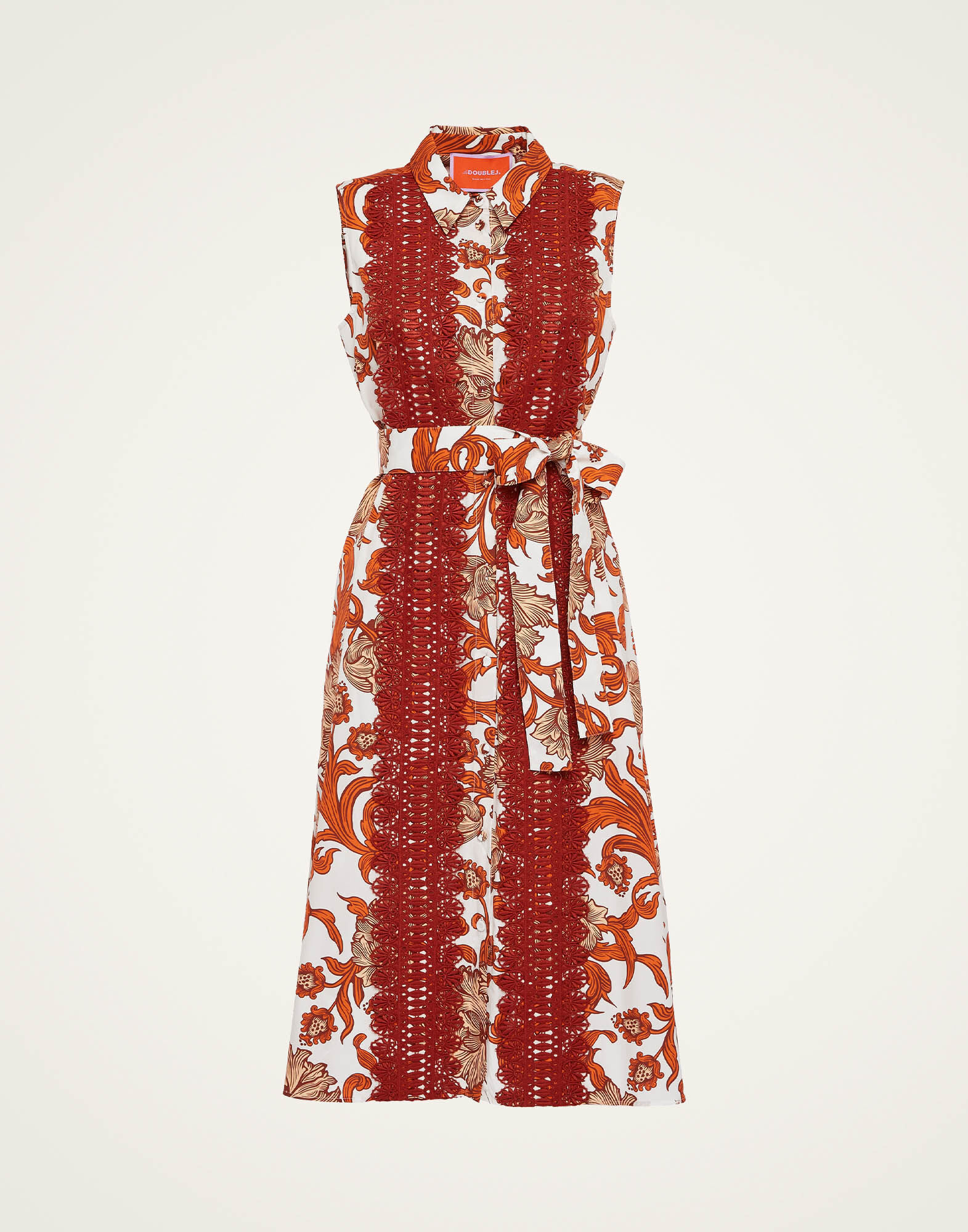 ワンピース riu Twist ribbon Toile de Jouy dress Twist ribbon Toile de Jouy dress – Riu