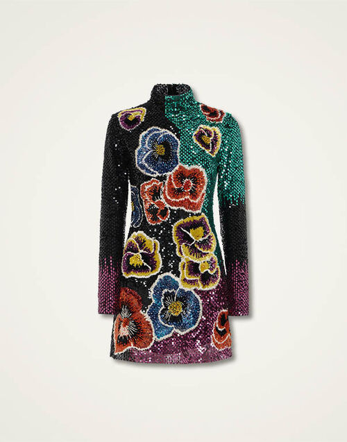 La DoubleJ Mini Halle Pansy Multicolor DRE0839PAI008PAN06MU01