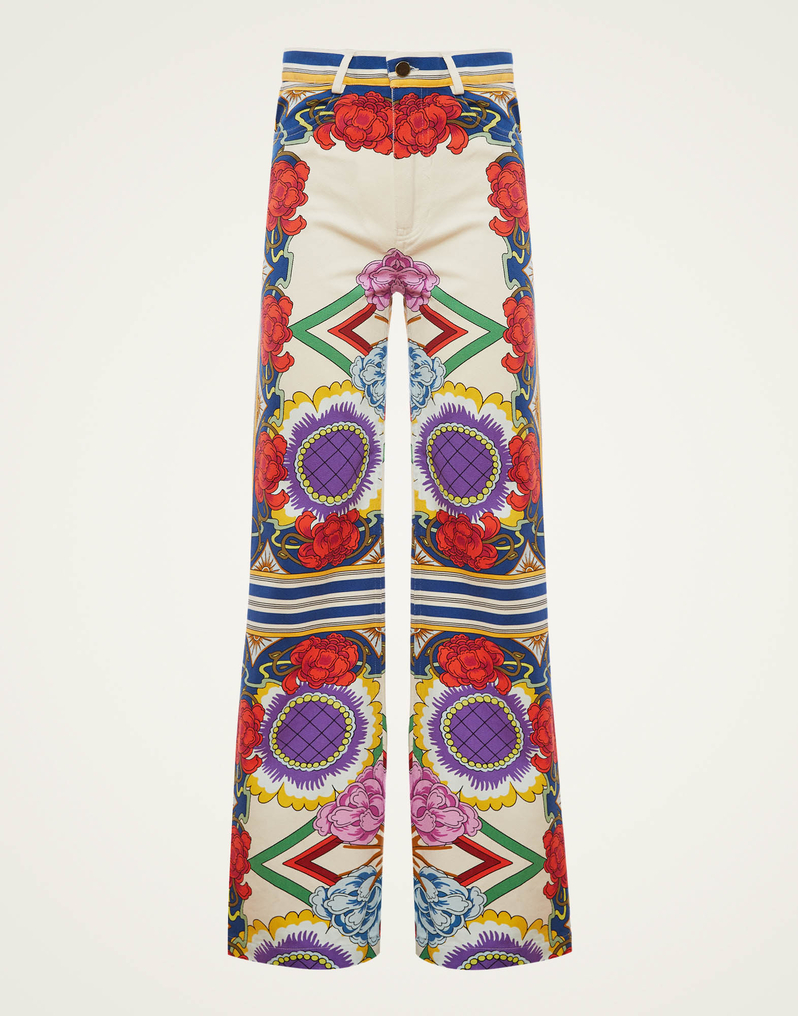 La DoubleJ Flare Jeans La DoubleJ Flare Jeans Taormina Placée Rust TRO0099COT046LRT01WH04