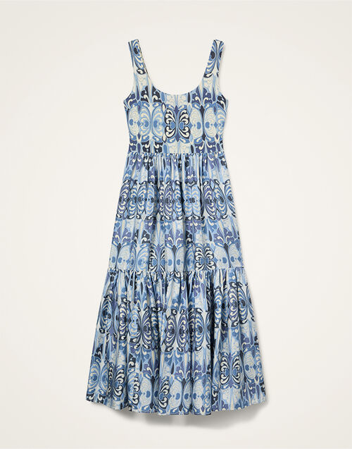La DoubleJ Capri Dress Cocoon Blue DRE0479SIL001COC01BU03