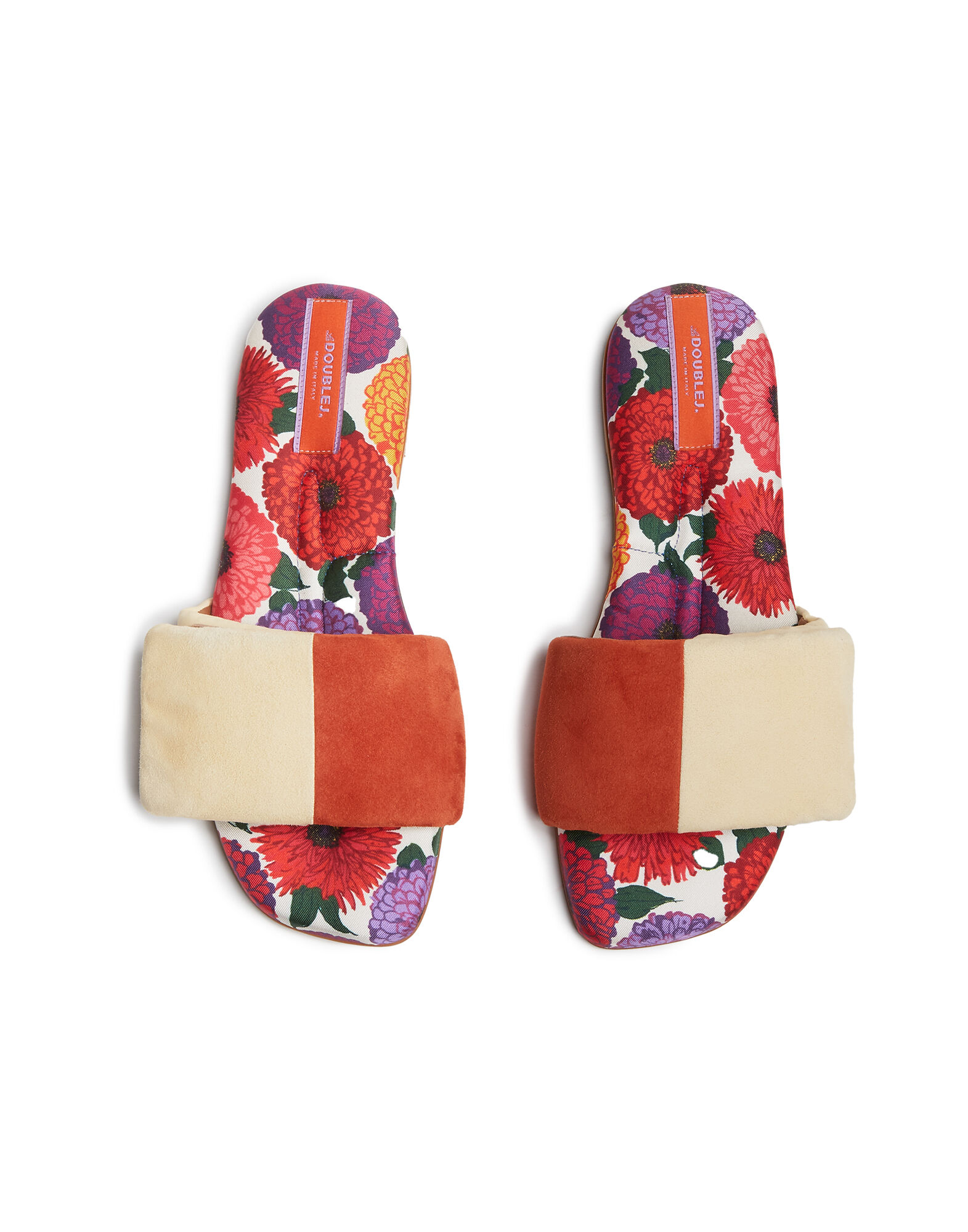 La DoubleJ Tone Slides Zinnie SHO0018FOD001ZIN0002