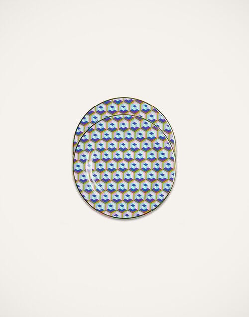 La DoubleJ Dessert Plate Set of 2 La DoubleJ Dessert Plate Set of 2 Cubi Blu DIS0048CER001CUB0004