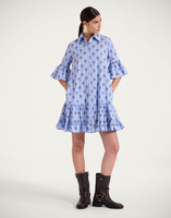 La DoubleJ Choux Dress La DoubleJ Choux Dress Gryphos Light Blue DRE0193COT059GRY03BU01