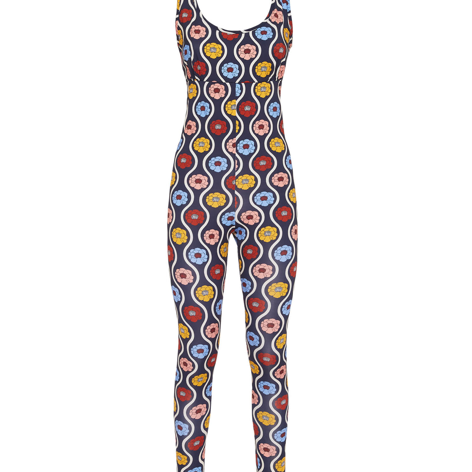La Doublej Jazzercize Suit In Whitsun Mini Blue