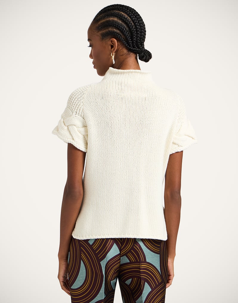 La DoubleJ Portrait Top La DoubleJ Portrait Top Solid Ivory PUL0204KNI120VA271WH04