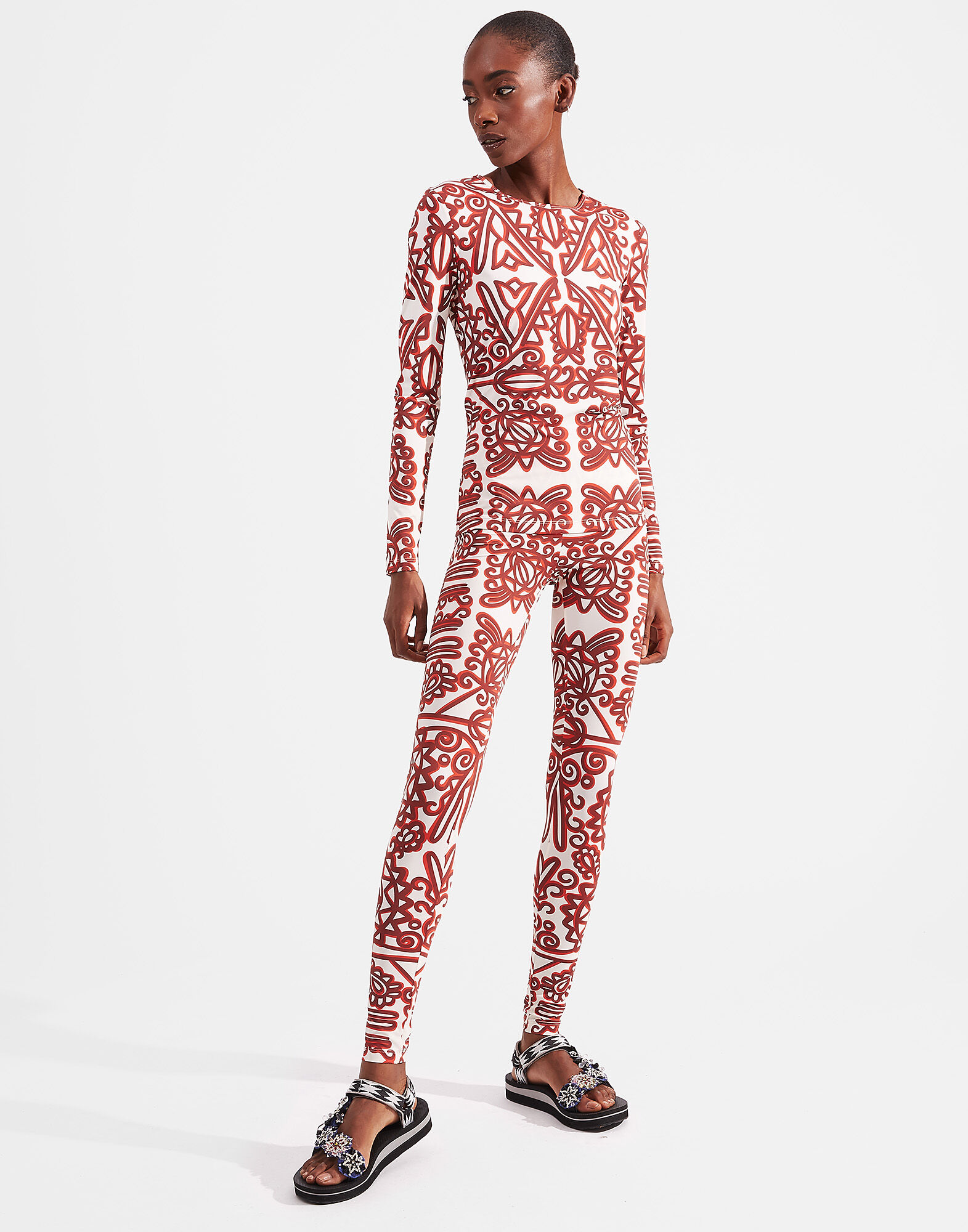 La DoubleJ Leggings Parnaveg TRO0013JER005PRN0001