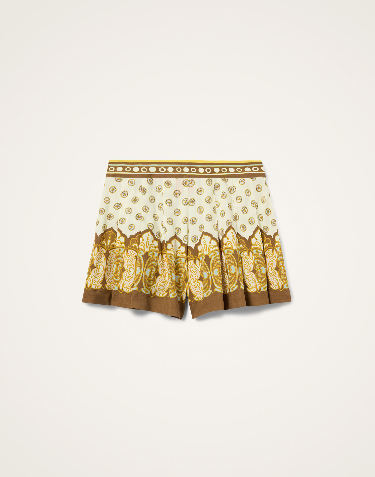 La DoubleJ Club Skort Cocoon Plac&eacute;e Brown TRO0209VIS032COC02BR02