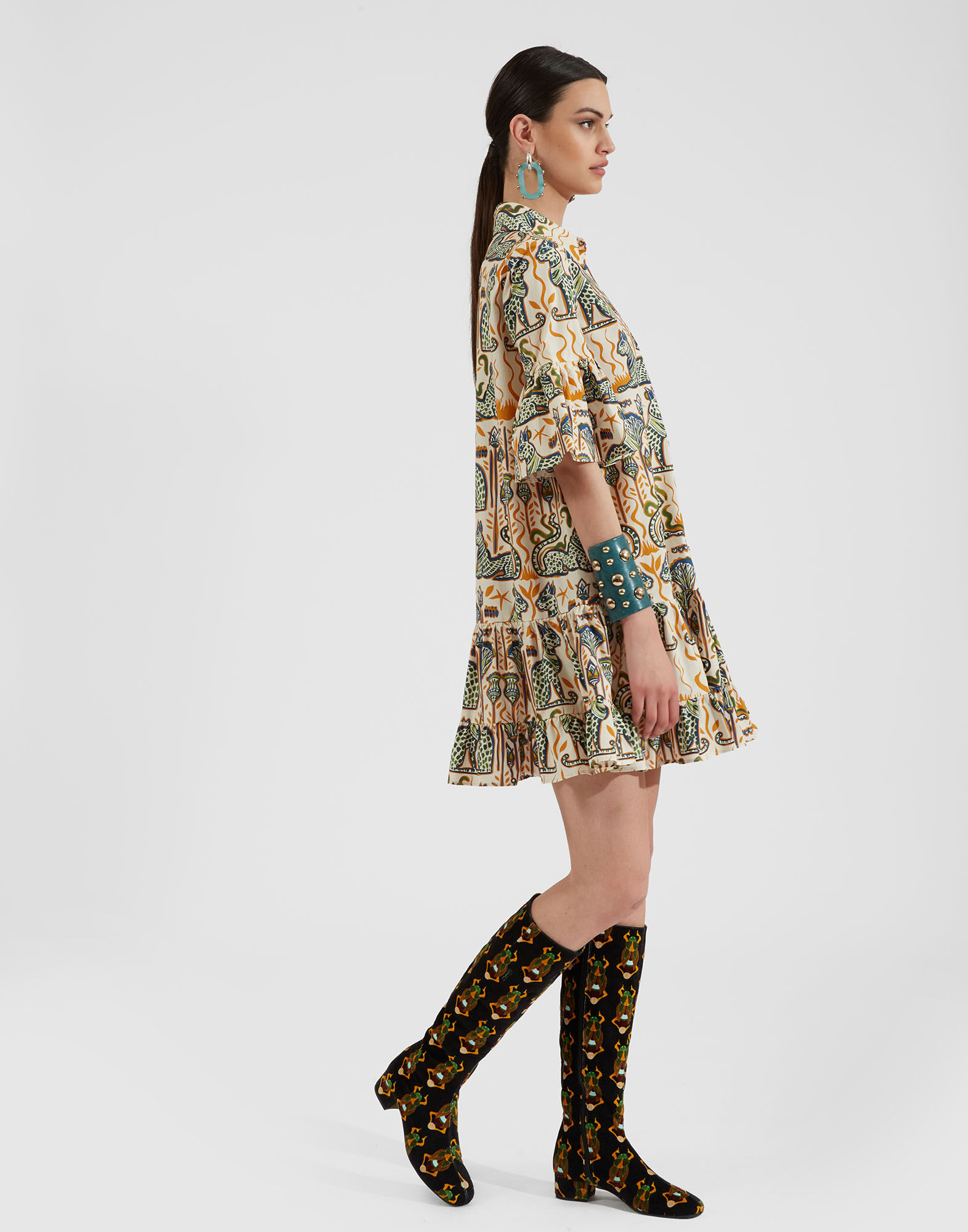 La DoubleJ Choux Dress Bast Ivory DRE0193COT001BAS01WH04