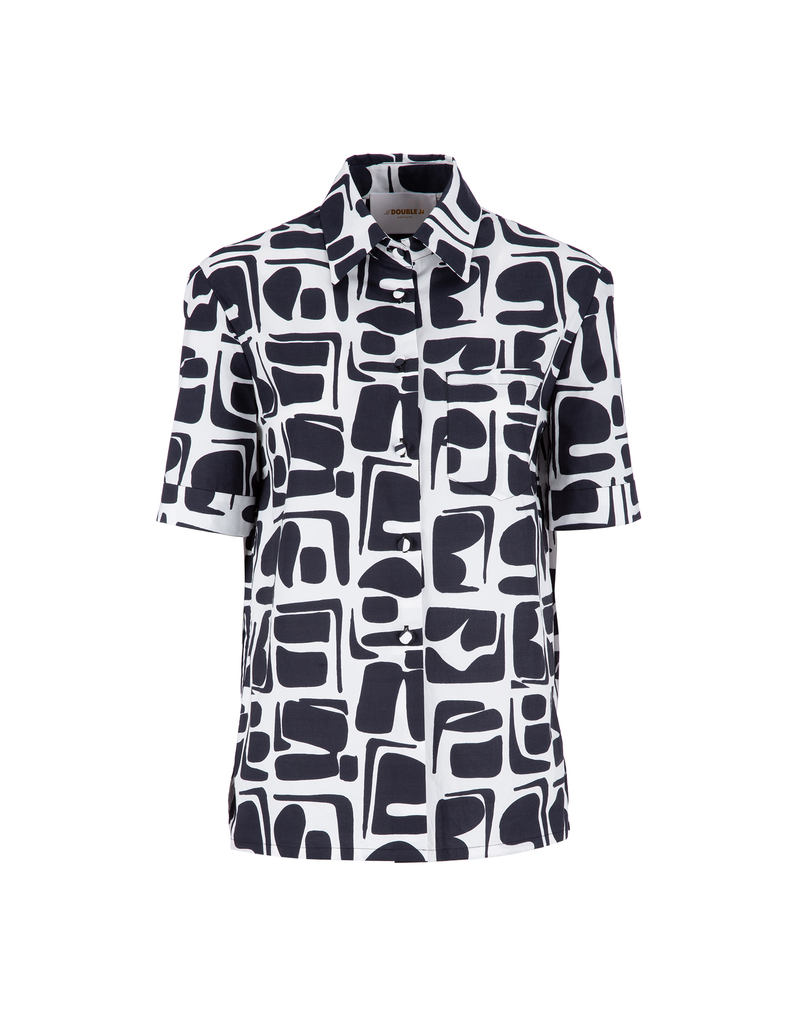 LaDoubleJ Clerk Shirt LaDoubleJ Clerk Shirt Tribale SHI0020COT001TRI0001