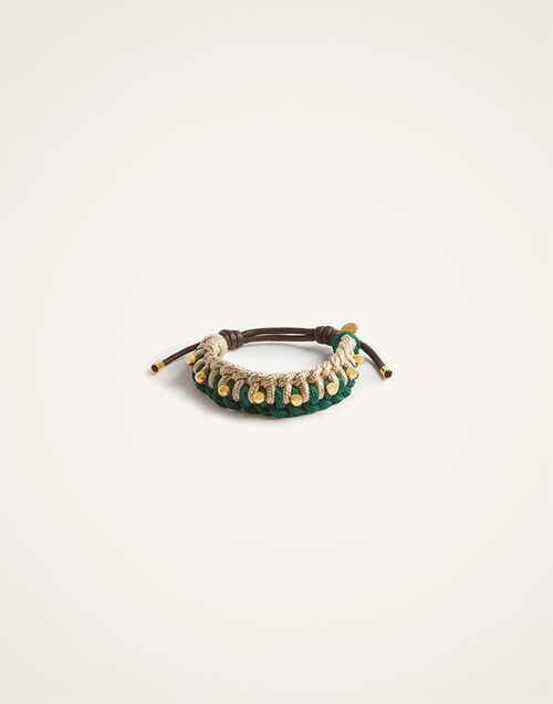La DoubleJ Better Together Bracelet Bicolor Emerald & Ivory BAC0011ROP001VA355GR04