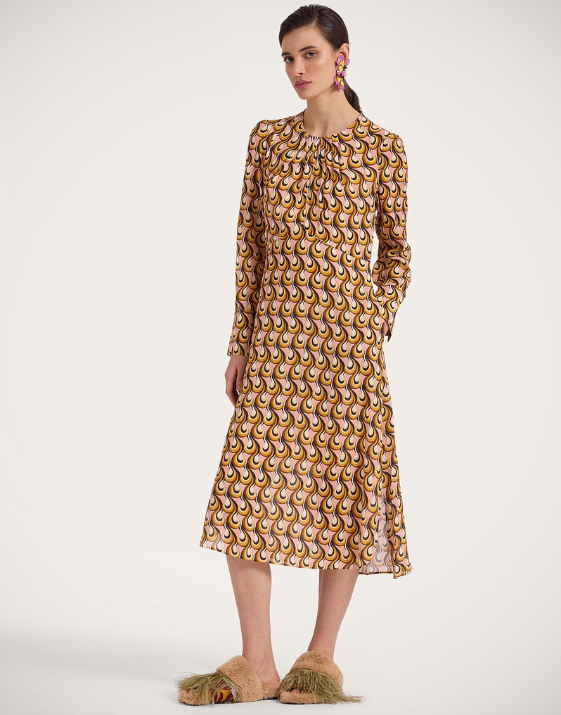 La DoubleJ Midi Eve Dress La DoubleJ Midi Eve Dress Melty Pink DRE0808VIS019MLT01PI01