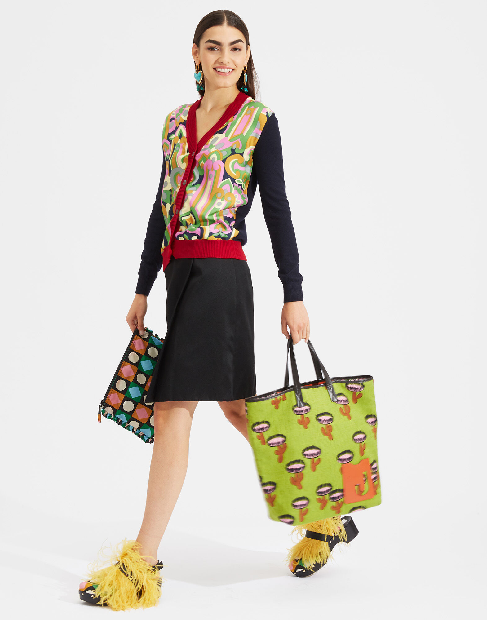 LaDoubleJ Gemini Cardigan Lisboa Rosa PUL0005KNI005LIS0002