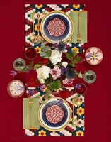 La DoubleJ Placemat Set Of 2 La DoubleJ Placemat Set Of 2 Honeycomb Tiles TBM0001LIN001HNT0001