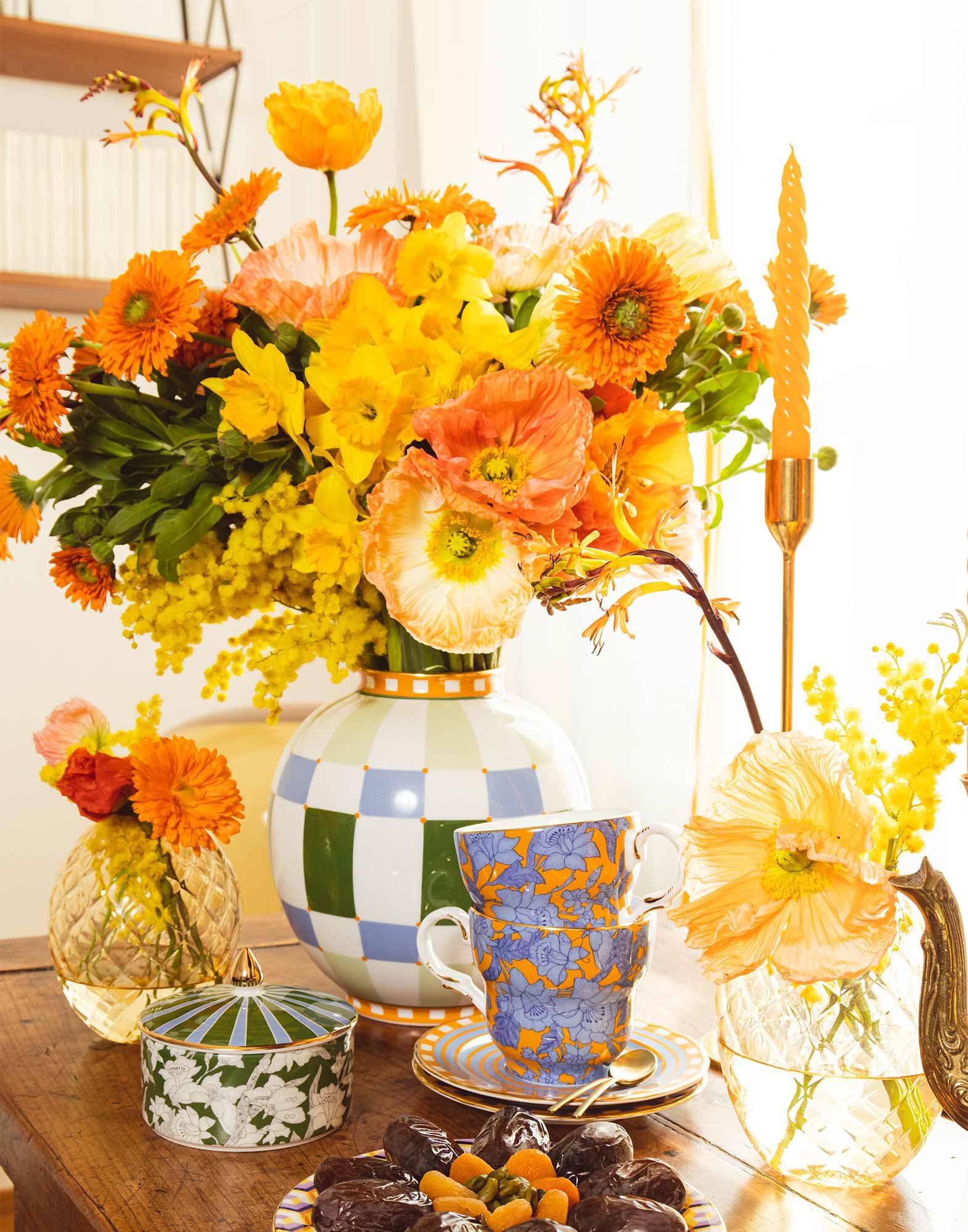 La DoubleJ Big Mama Cup And Saucer Lilium Zafferano DIS0066CER001LIL0006