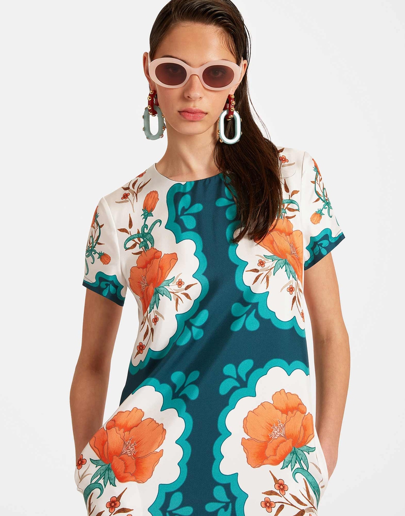 La DoubleJ Swing Dress La DoubleJ Swing Dress Morpheus Placée Orange DRE0128SIL001MOR01OR02
