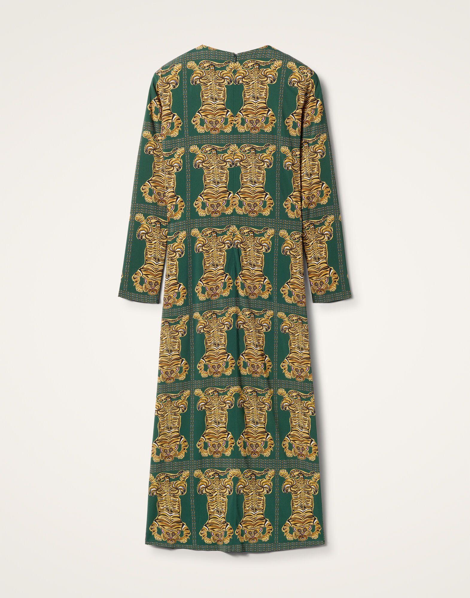 La DoubleJ Long Sleeve Swing Dress Tiger Tiles DRE0184VIS001TIG0002