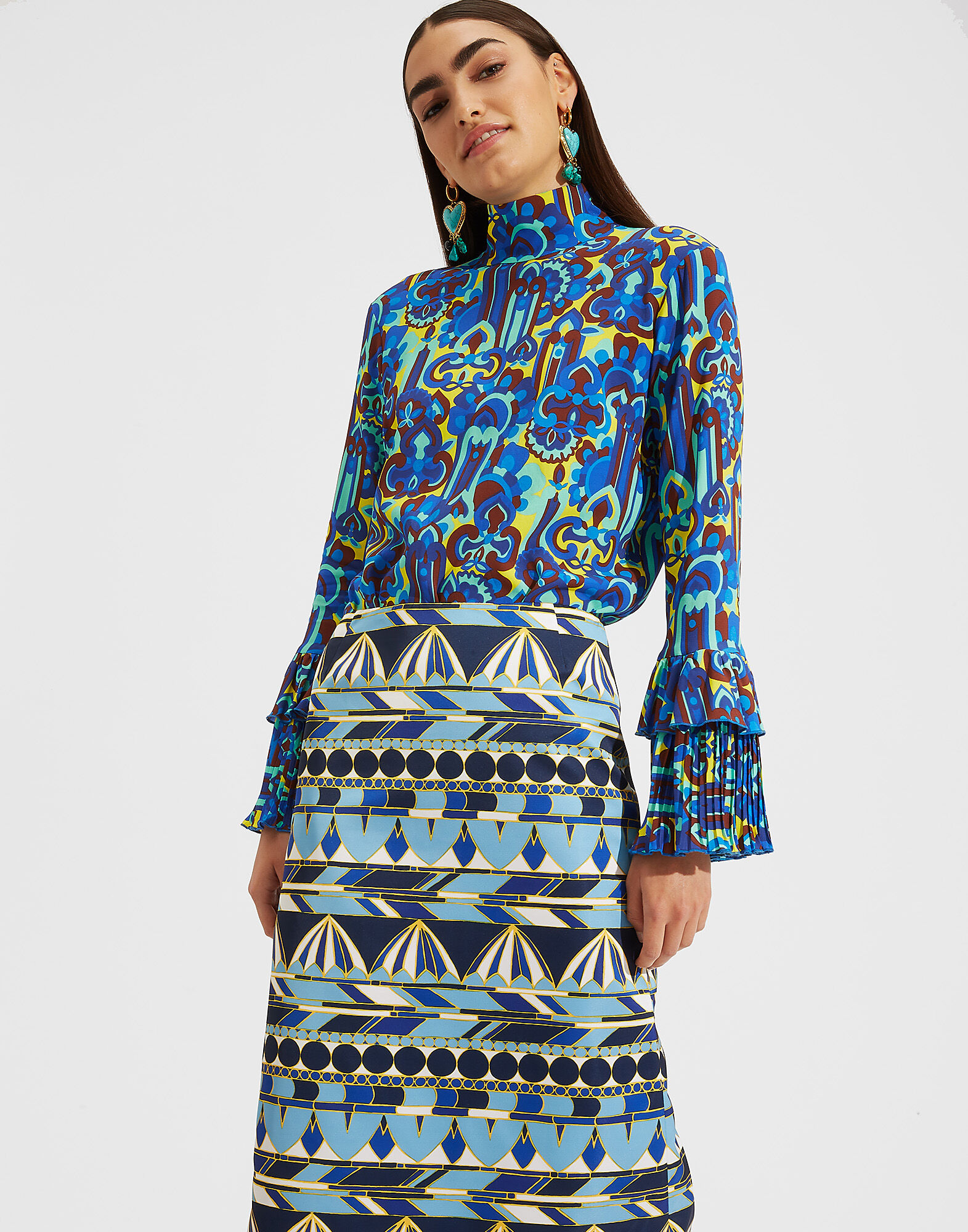 LaDoubleJ Frill Wrist Top Lisboa SHI0024VIS001LIS0001