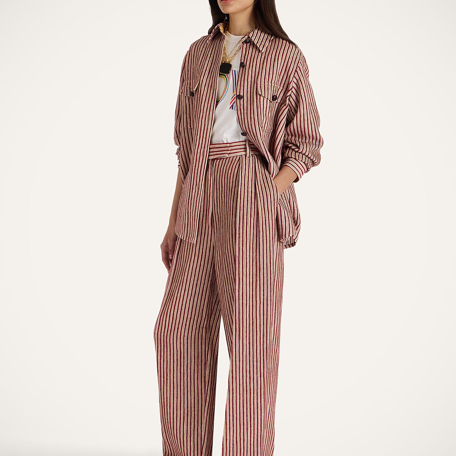 La Doublej Brooklyn Pants In Brown