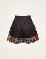 La DoubleJ Pull-Up Shorts La DoubleJ Pull-Up Shorts Borboni Placée Nero TRO0060COT015BRN02BL01