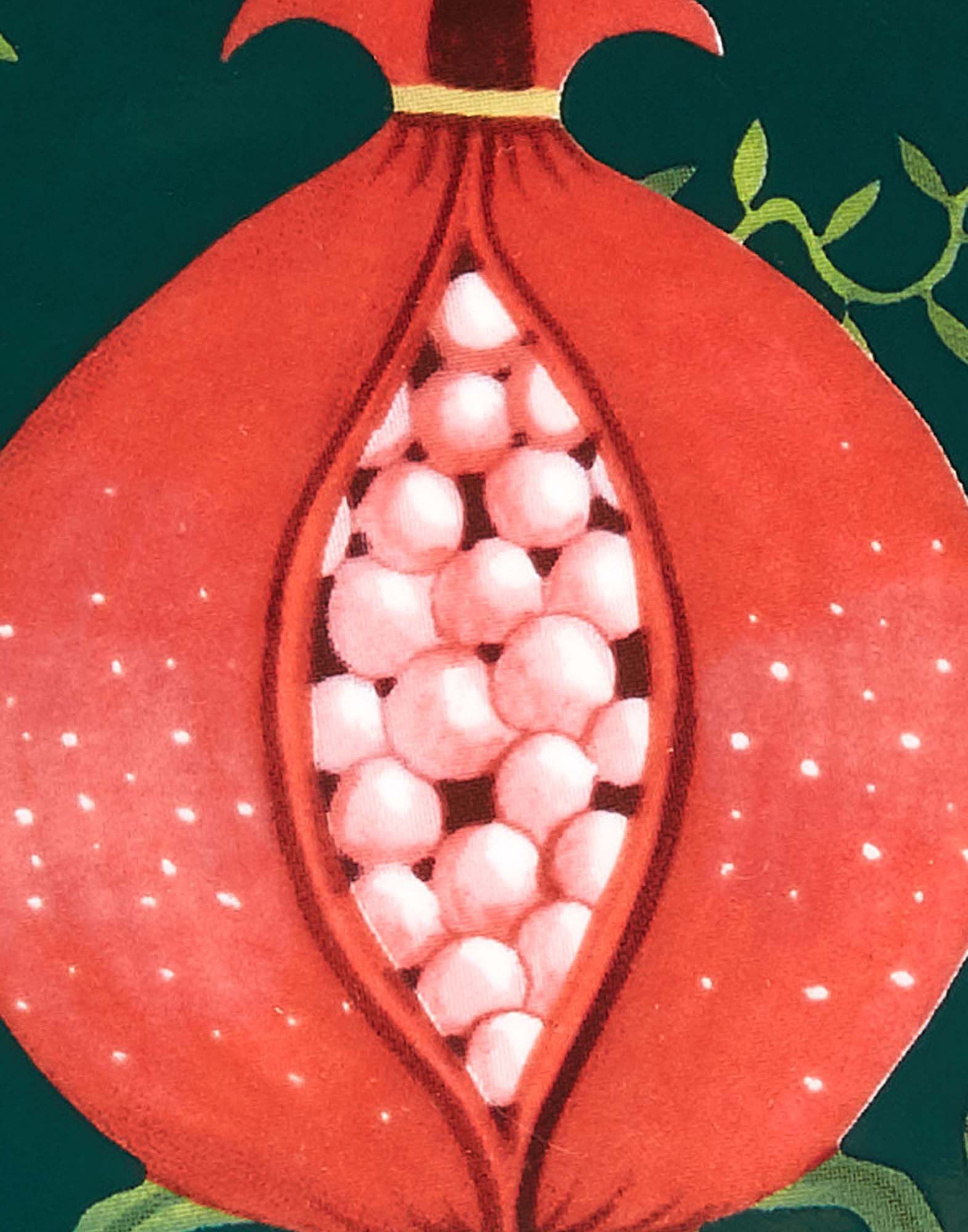 La DoubleJ Dessert Plates Set of 2 Pomegranate DIS0063CER001HLE0003