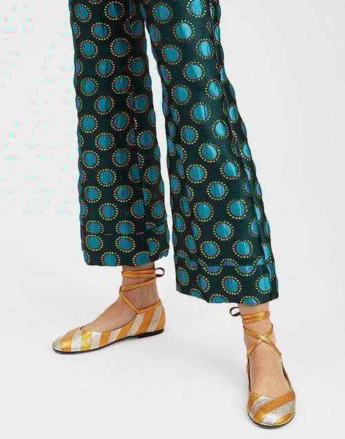 La DoubleJ Ballerina Flats La DoubleJ Ballerina Flats Orange SHO0102PIT001SOLIDOR02
