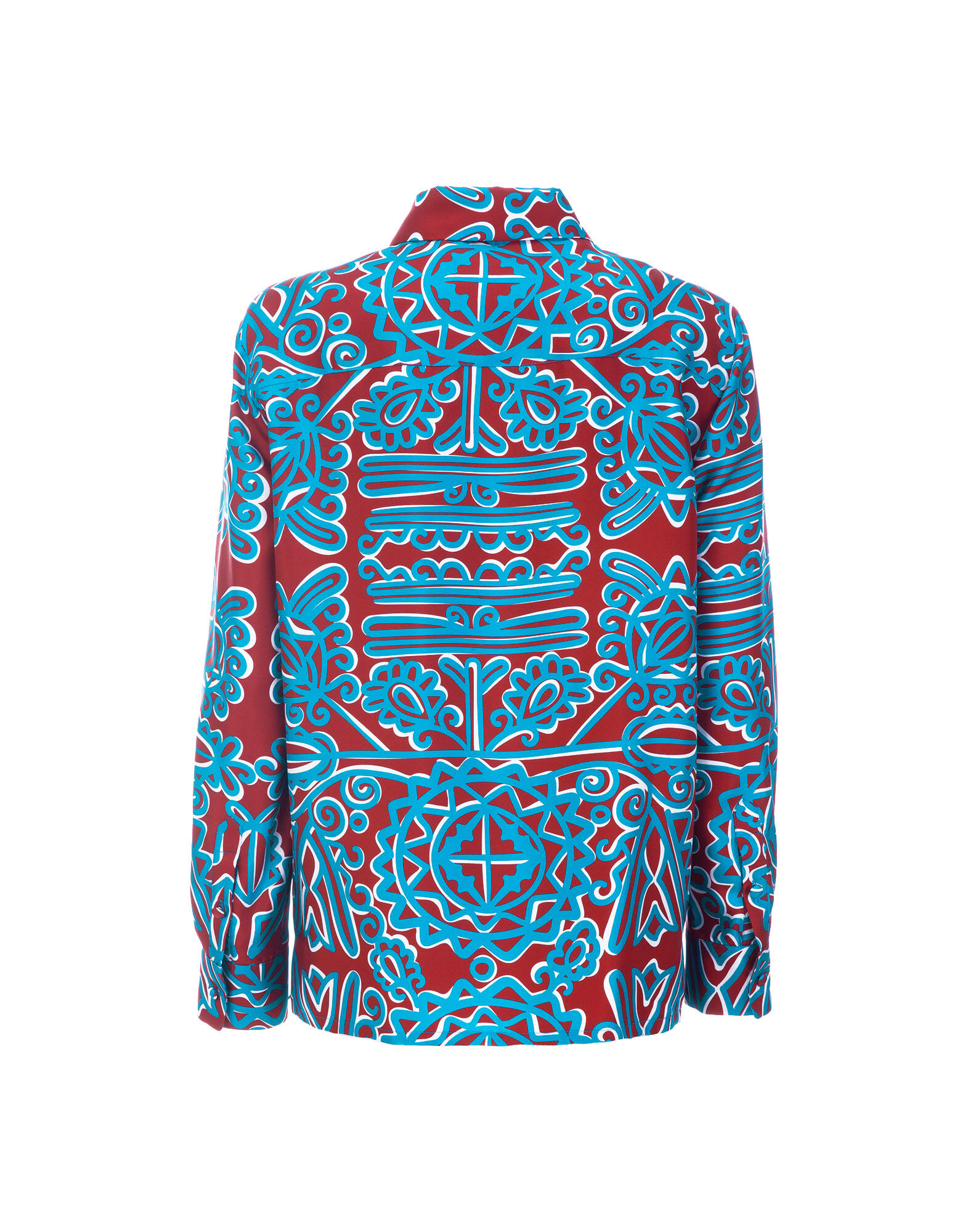 LaDoubleJ Boy Shirt Parnaveg Turchese SHI0001SIL001PRN0003